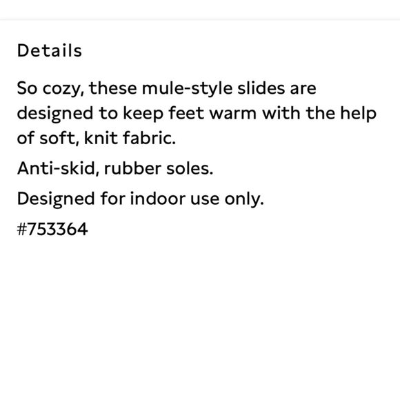 NEW Banana Republic Indoor Slippers Gray Sz M 6.5-7.5 - Picture 3 of 4